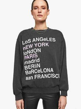 Anine Bing City Love Sweatshirt S